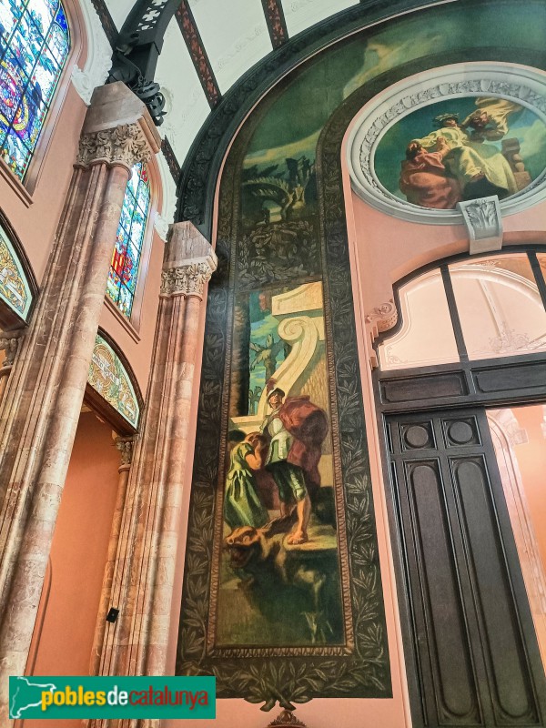 Barcelona - Palau de Justícia. Saló de Passos Perduts