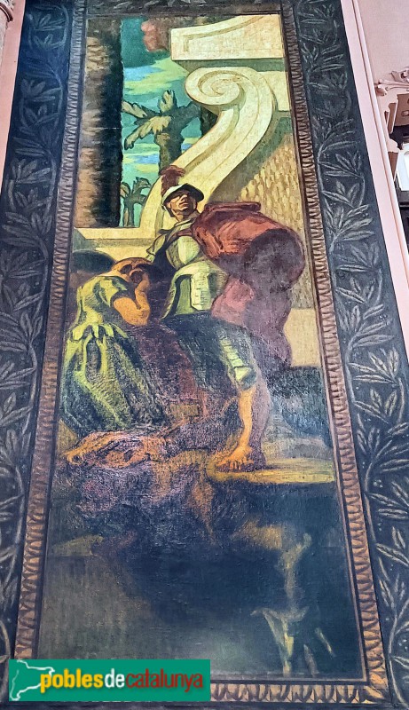 Barcelona - Palau de Justícia. Saló de Passos Perduts