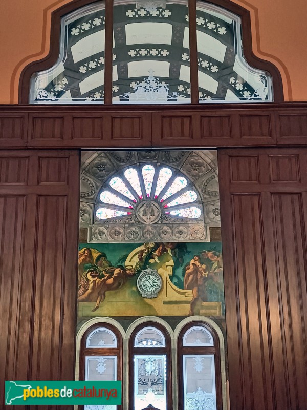 Barcelona - Palau de Justícia. Saló dels Passos Perduts. Pintures de Sert