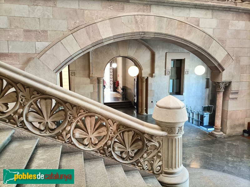Barcelona - Palau de Justícia. Vestíbul
