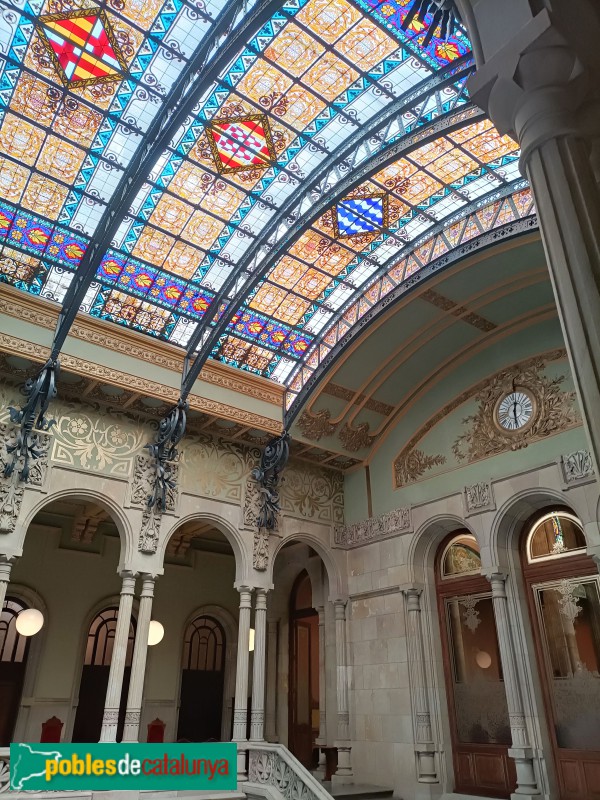 Barcelona - Palau de Justícia. Vestíbul