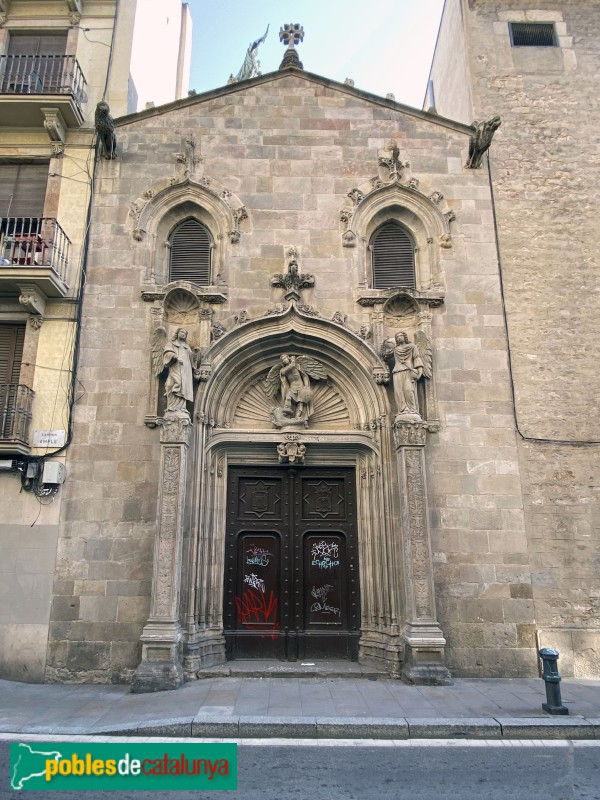 Barcelona - Porta de Sant Miquel, ara a la basílica de la Mercè