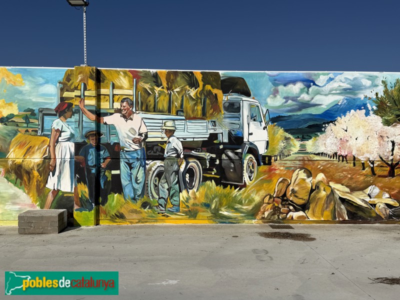 Torre-serona - Mural <i>Transbernal</i>