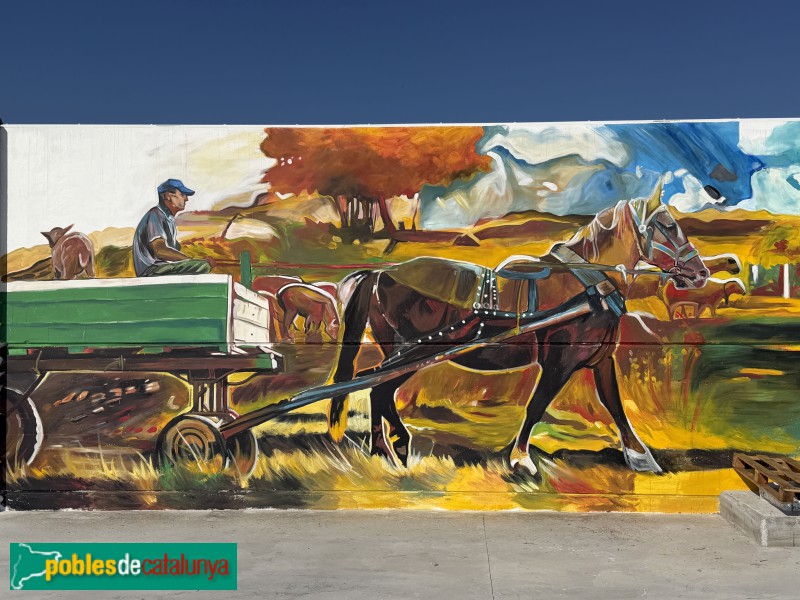 Torre-serona - Mural <i>Transbernal</i>