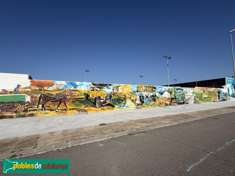 Torre-serona - Mural <i>Transbernal</i>