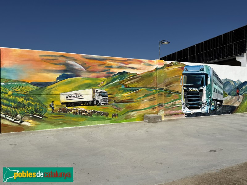 Torre-serona - Mural <i>Transbernal</i>