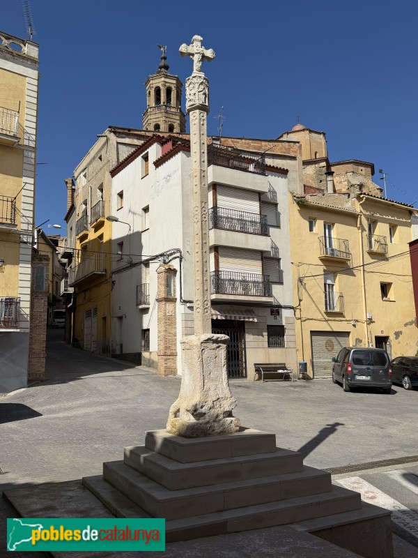 Almenar - Creu de terme. Reproducció