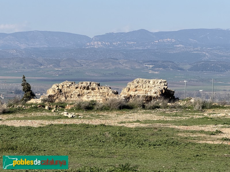 Alguaire - Castell-comanda d'Alguaire. Restes de l'església