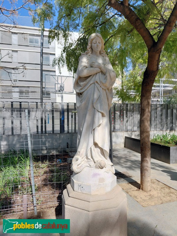 Barcelona - Jardins d'Emma. Verge d'alabastre