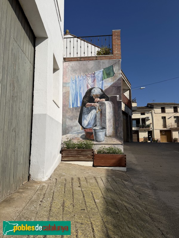 La Portella - Pintura mural