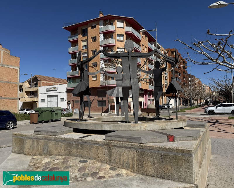 Almacelles - Monument a la Sardana