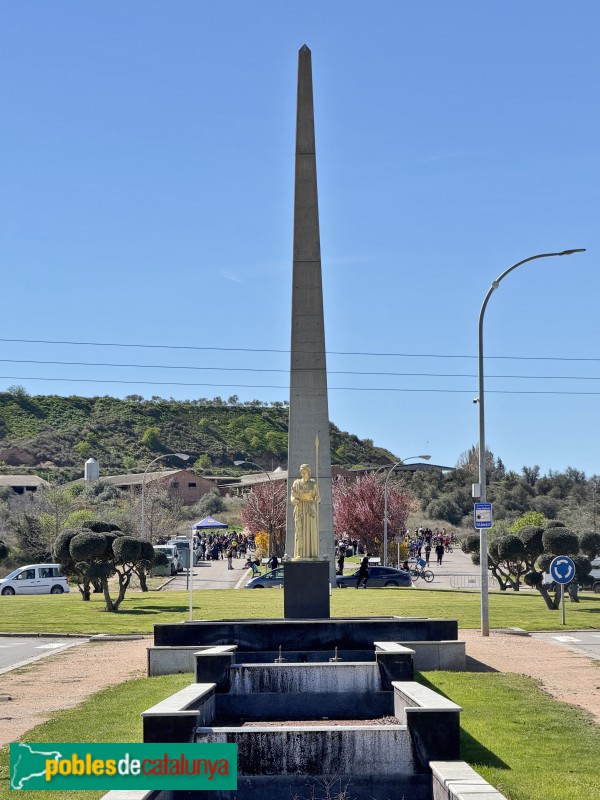 Almacelles - Font d'Atena i obelsic