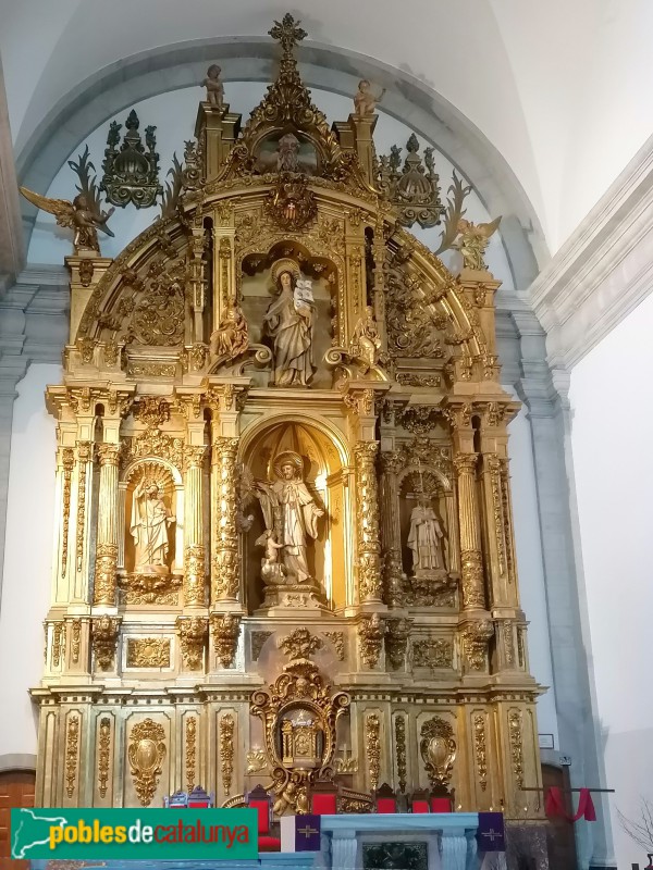 Sant Ramon - Santuari de Sant Ramon Nonat. Retaule neobarroc