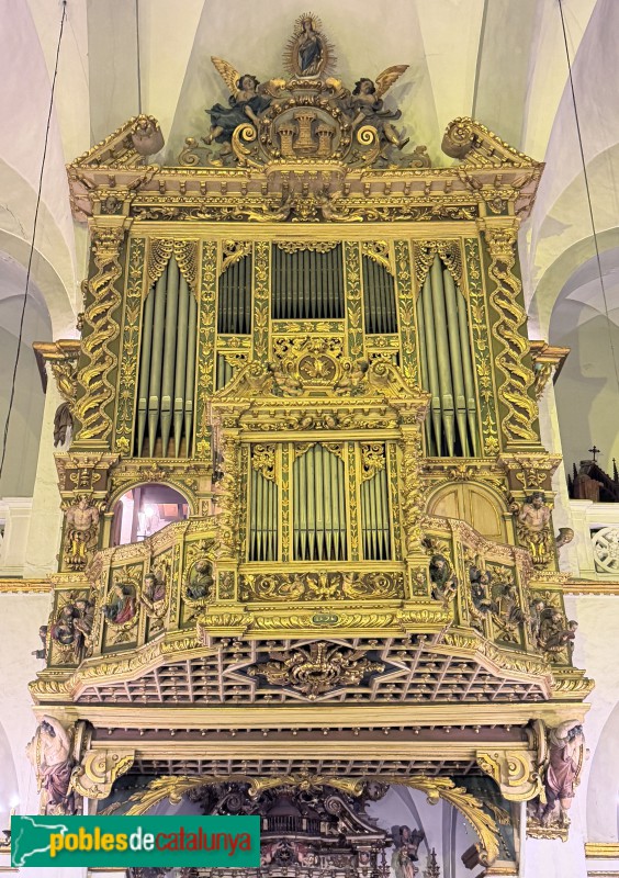 Sitges - Església de Sant Bartomeu i Santa Tecla. Orgue