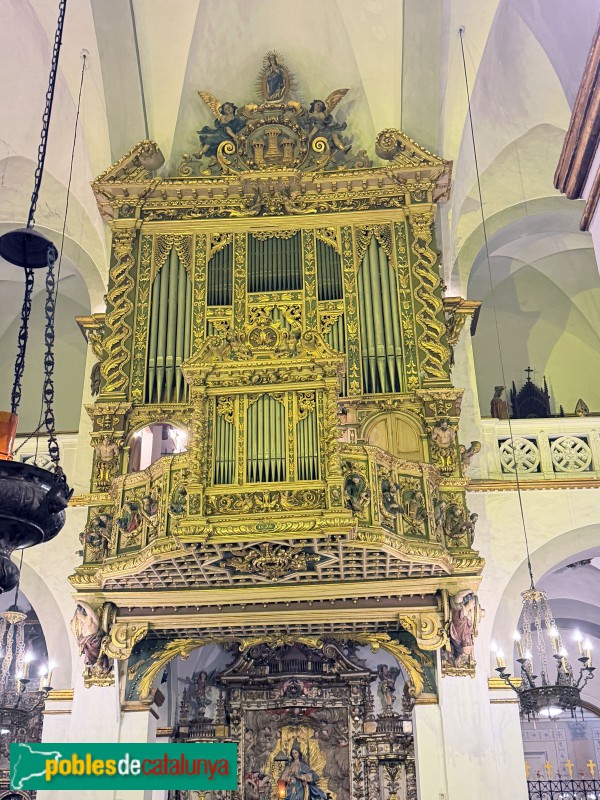 Sitges - Església de Sant Bartomeu i Santa Tecla. Orgue