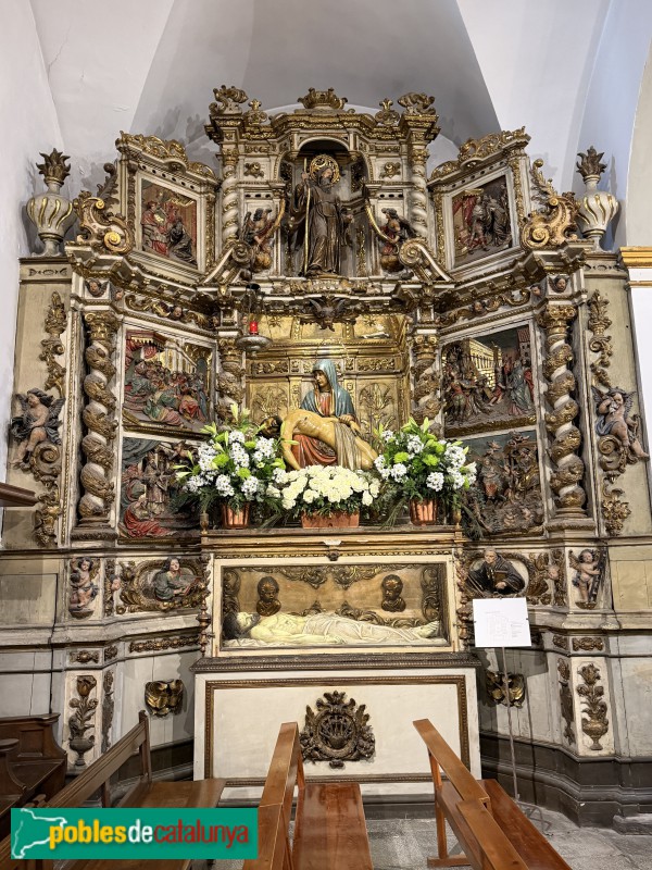 Sitges - Església de Sant Bartomeu i Santa Tecla. Retaule de la Verge dels Dolors