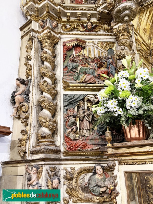 Sitges - Església de Sant Bartomeu i Santa Tecla. Retaule de la Verge dels Dolors