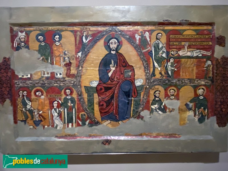 MEV - Frontal d'altar romànic procedent de Sant Llorenç Dosmunts