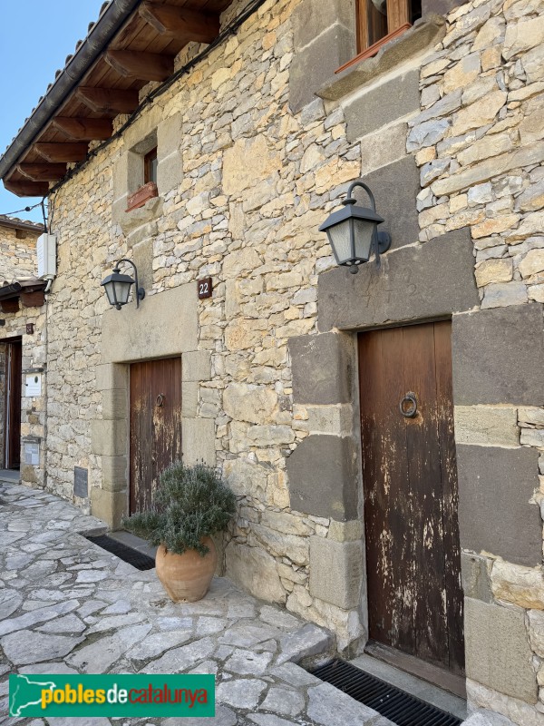 Tavertet - Carrer de Baix. Can Carrera