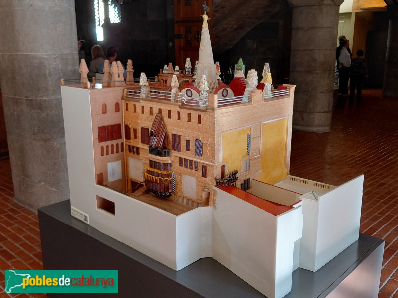 Barcelona - Palau Güell. Maqueta