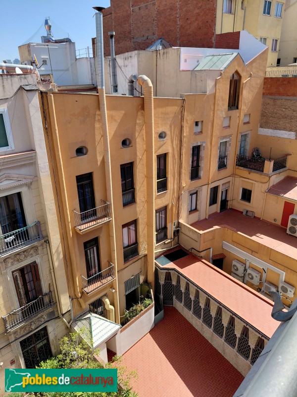 barcelona - Palau Güell. Façana posterior