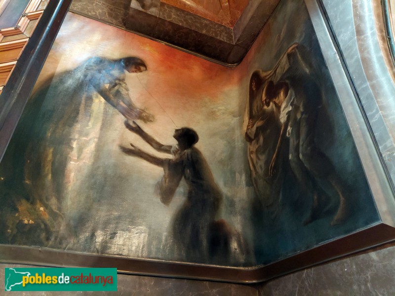 Barcelona - Palau Güell. Santa Isabel Reina d'Hongria -Aleix Clapés-