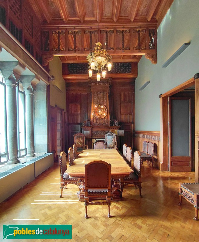 Barcelona - Palau Güell. Menjador