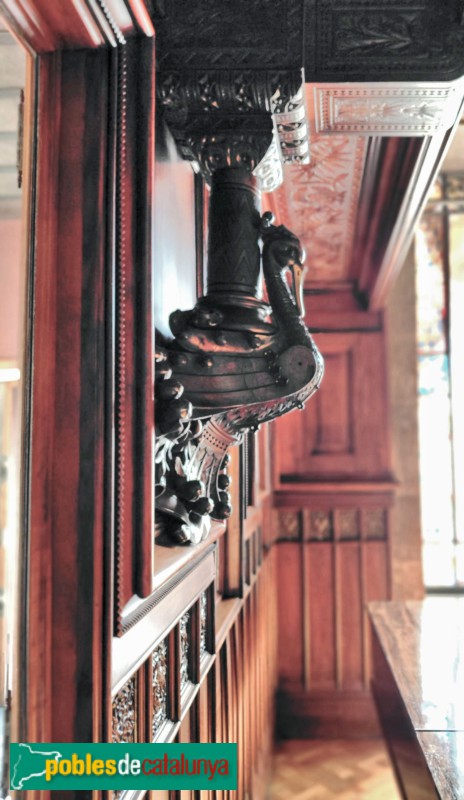 Barcelona - Palau Güell. Menjador