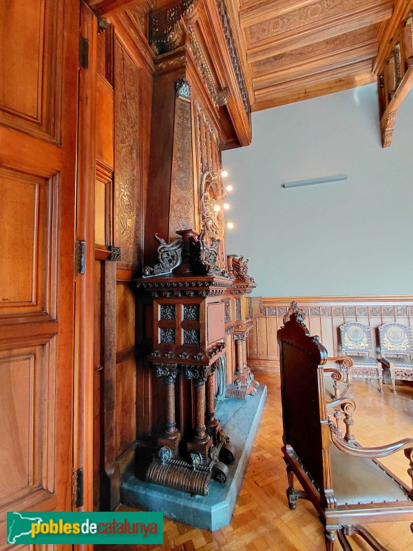 Barcelona - Palau Güell. Menjador