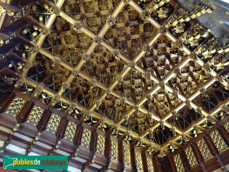 Barcelona - Palau Güell. Sala de visites
