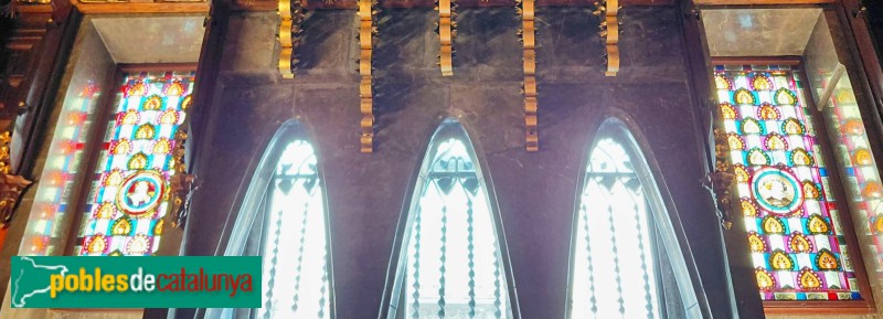 Barcelona - Palau Güell. Vitralls -Thomas William Camm-