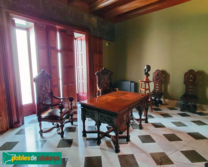 Barcelona - Palau Güell. Dormitoris