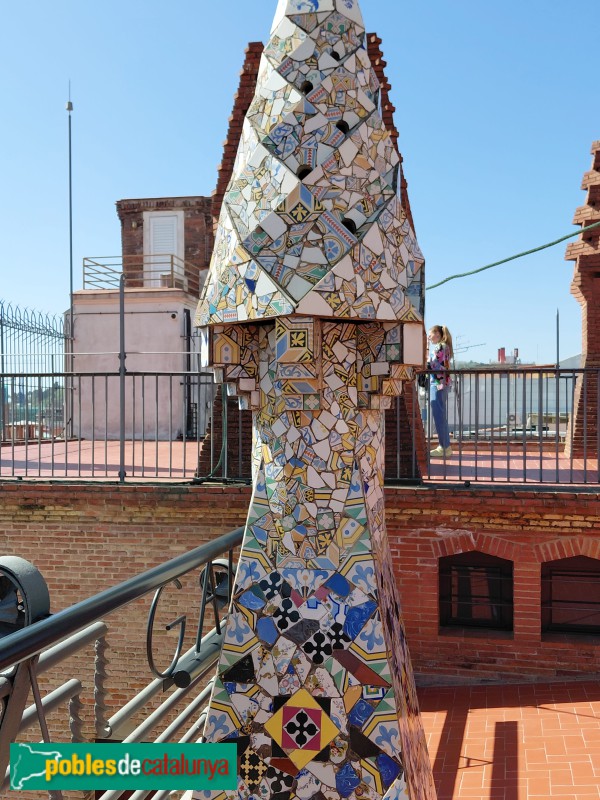 Barcelona - Palau Güell. Xemeneia