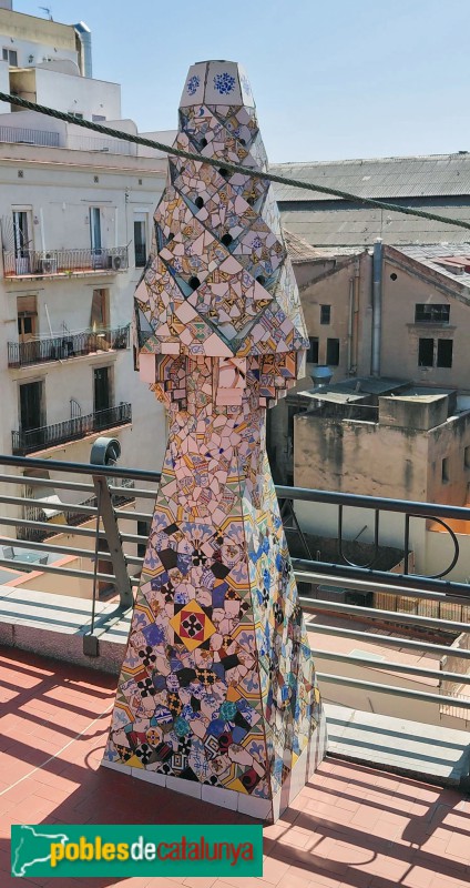 Barcelona - Palau Güell. Xemeneia