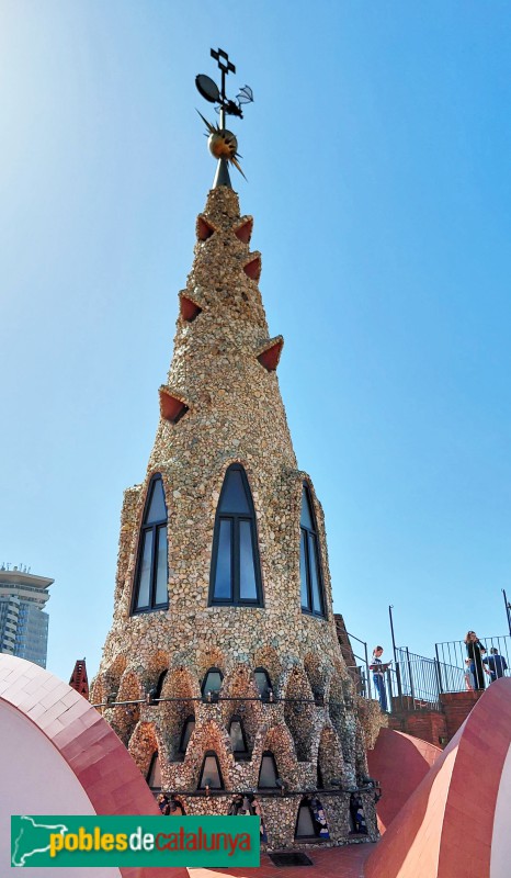 Barcelona - Palau Güell. Cúpula