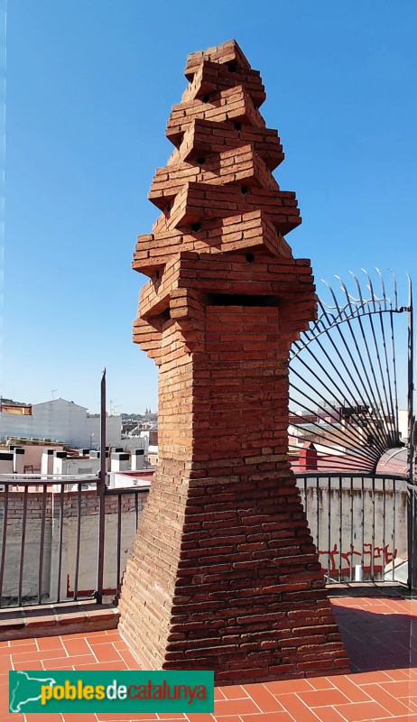 Barcelona - Palau Güell. Xemeneia