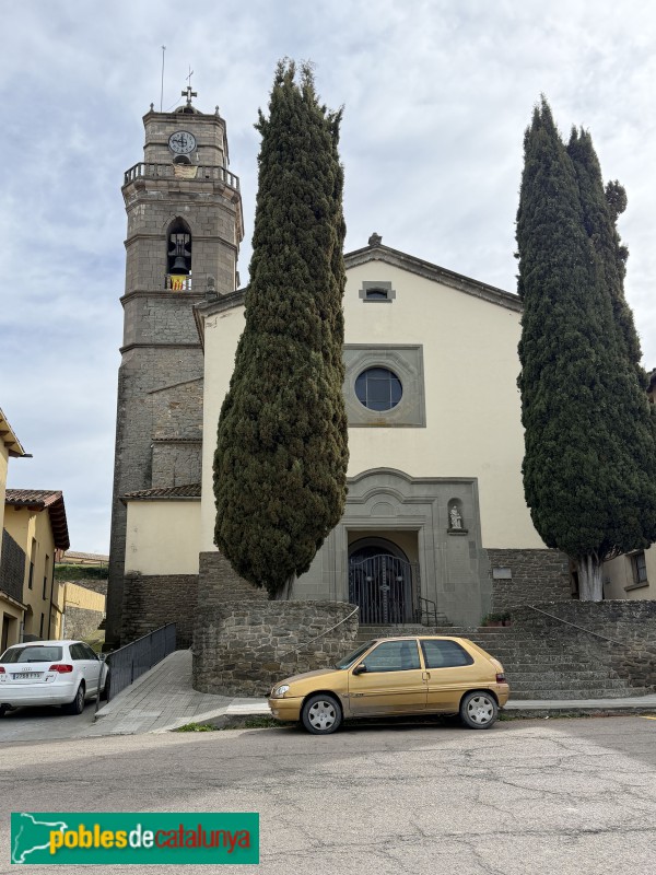 L'Esquirol - Església de Santa Maria (Foto: Albert Esteves, 2026) L'Esquirol - Església de Santa Maria