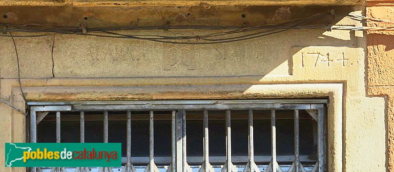 Folgueroles - Can Torrents del Pa. Detall llinda