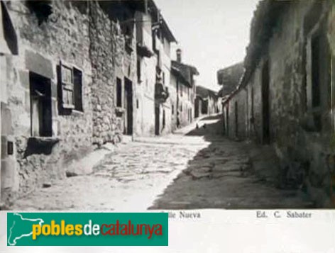L'Esquirol - Carrer Nou. Postal antiga L'Esquirol - Carrer Nou. Postal antiga