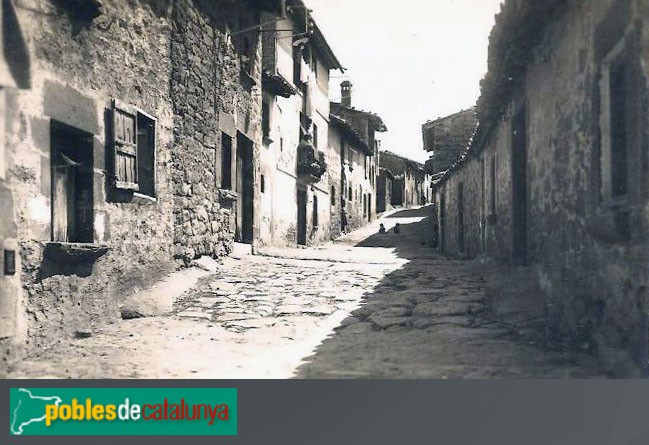 L'Esquirol - Carrer Major. Postal antiga L'Esquirol - Carrer Major. Postal antiga