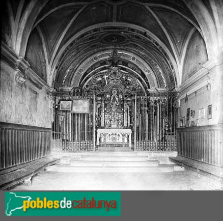 L'Esquirol - Santuari de la M.D. de Cabrera (Foto: <i>Marcel·lí Gausachs -Arxiu Fotogràfic Centre Excursionista de Catalunya-</i>, 1926) L'Esquirol - Santuari de la M.D. de Cabrera