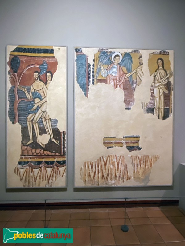 MEV - Pintures murals de l'absis de Sant Martí Sescorts (segles XI-XII) (Foto: Albert Esteves, 2023) MEV - Pintures murals de l'absis de Sant Martí Sescorts (segles XI-XII)
