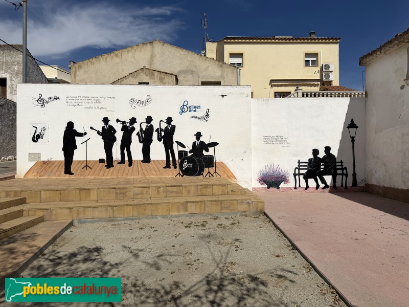 Bellvei - Mural (Foto: Albert Esteves, 2026) Bellvei - Mural