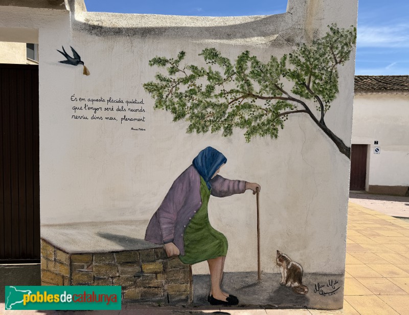 Bellvei - Mural (Foto: Albert Esteves, 2026) Bellvei - Mural