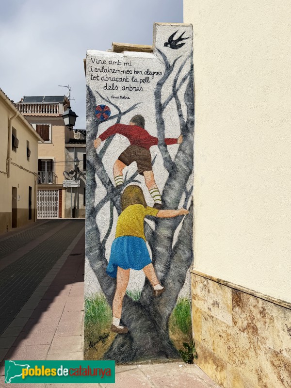 Bellvei - Mural (Foto: Albert Esteves, 2026) Bellvei - Mural
