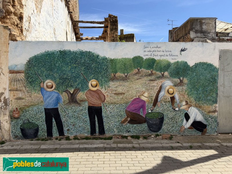 Bellvei - Mural (Foto: Albert Esteves, 2026) Bellvei - Mural