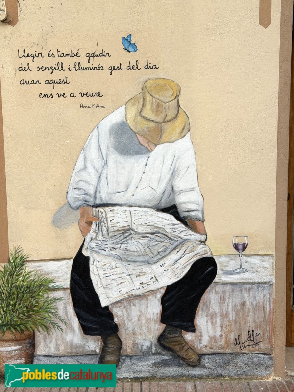 Bellvei - Mural (Foto: Albert Esteves, 2026) Bellvei - Mural