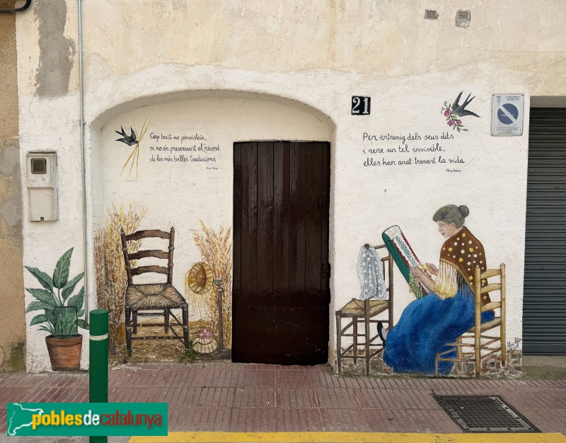 Bellvei - Mural (Foto: Albert Esteves, 2026) Bellvei - Mural