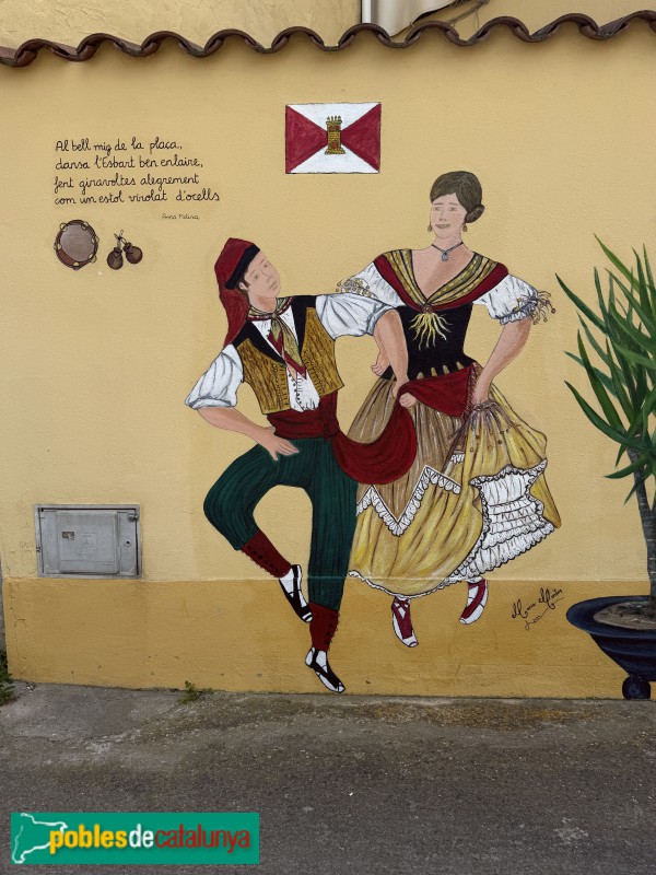 Bellvei - Mural (Foto: Albert Esteves, 2026) Bellvei - Mural