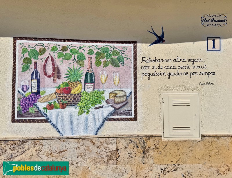 Bellvei - Mural (Foto: Albert Esteves, 2026) Bellvei - Mural